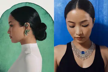 cartier ambassador interview | anna sawai wearing the Le Chœur des Pierres high jewellery creations