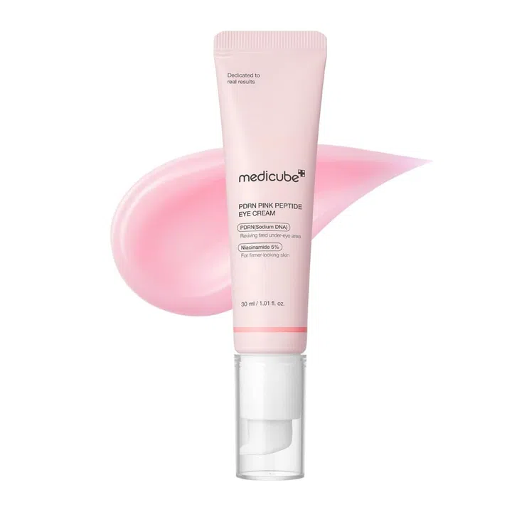 好用眼霜推荐：MEDICUBE Pdrn Pink Peptide Eye Cream眼霜 