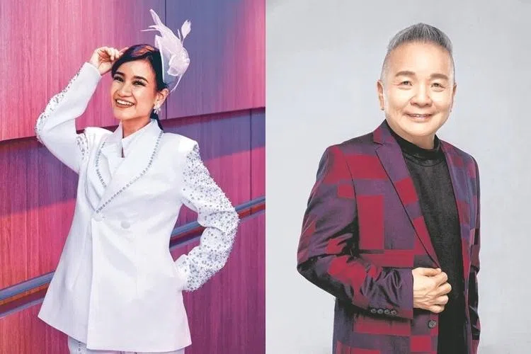 李佩芬认为陈建彬（右）在工作中就像父亲般照顾团队。（档案照片）
