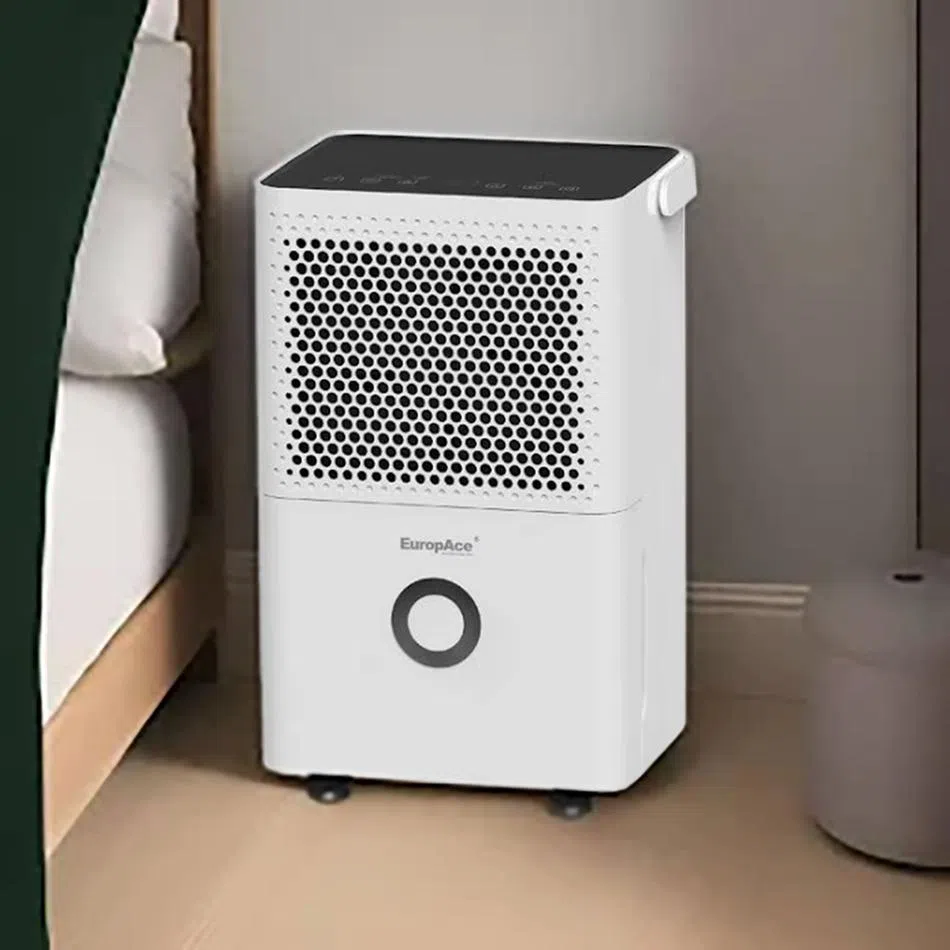EuropAce智能除湿机可连接Wi-Fi，让使用者通过手机监测和控制湿度水平。（商家提供）