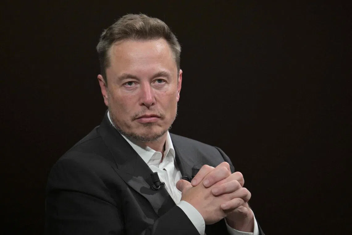 在今年1月，SpaceX答应给马斯克10亿股B股，条件是SpaceX必须在火星建立至少100万人口的永久人类移民地，同时SpaceX的市值要达到7.5万亿美元。（法新社）