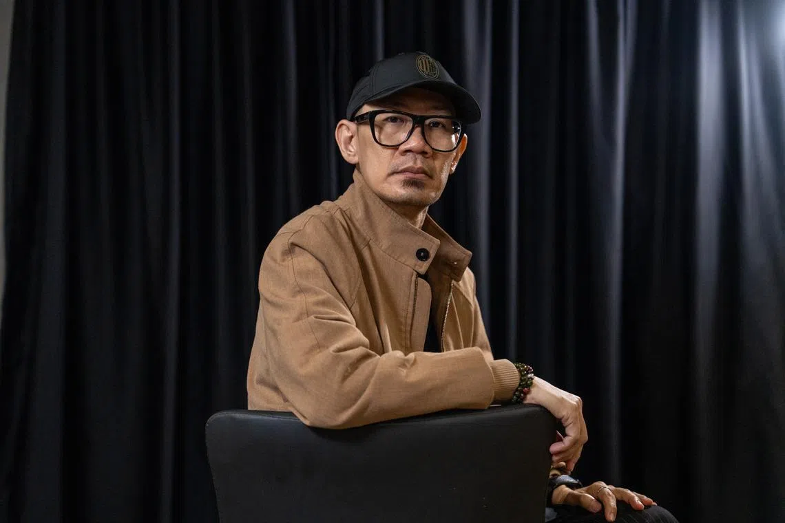 张吉安认为寂寞是创作最好的朋友。（郑礼华摄）