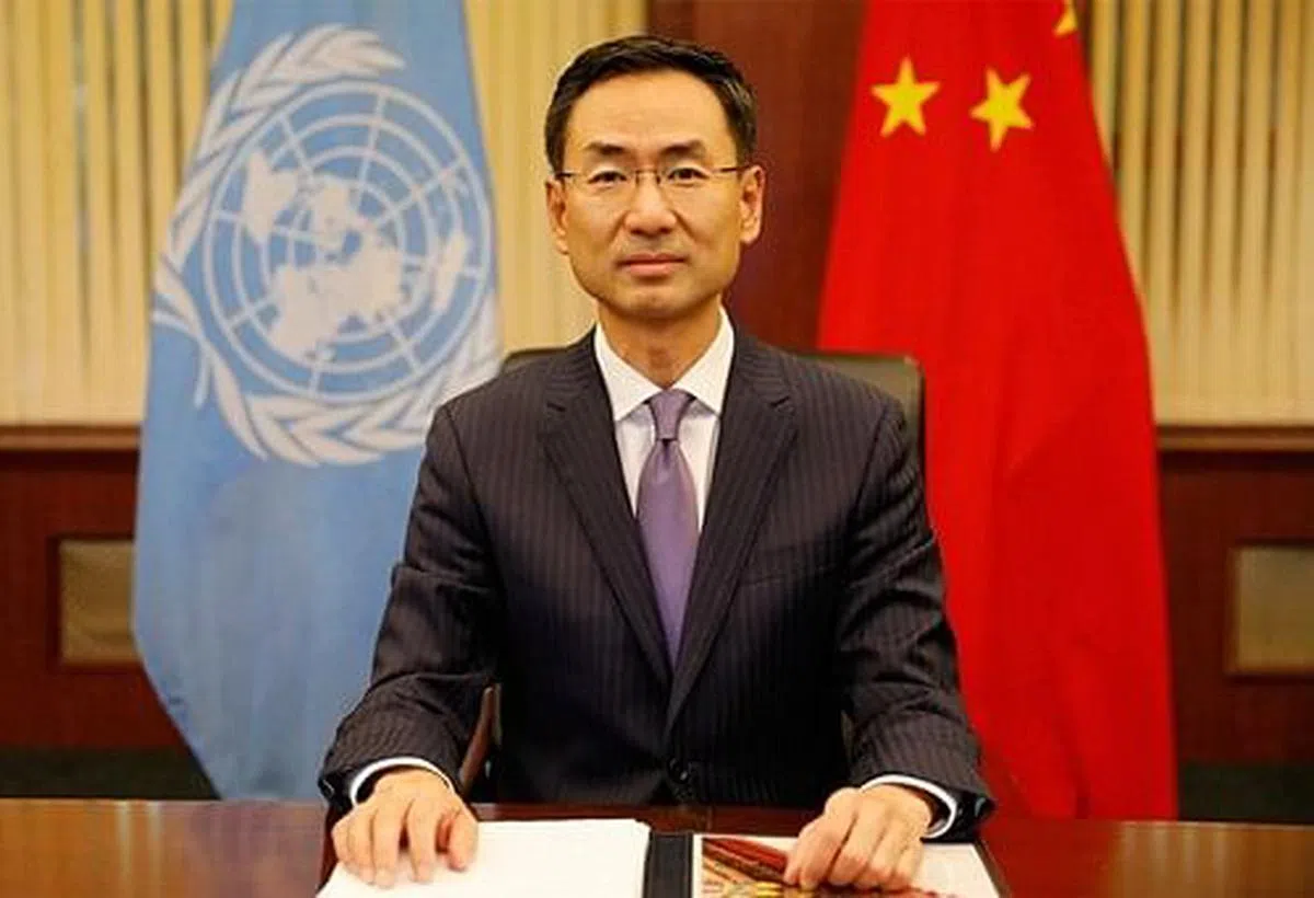 中国驻联合国副代表耿爽去年6月在联大重申支持阿根廷主权要求。（资料照）