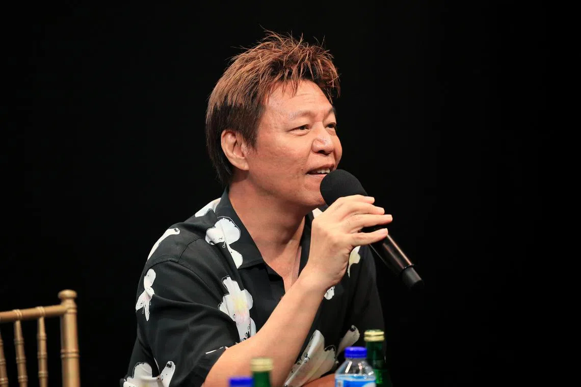 音乐剧《城里的月光》由本地音乐人黄金源担任音乐总监。（龙国雄摄）