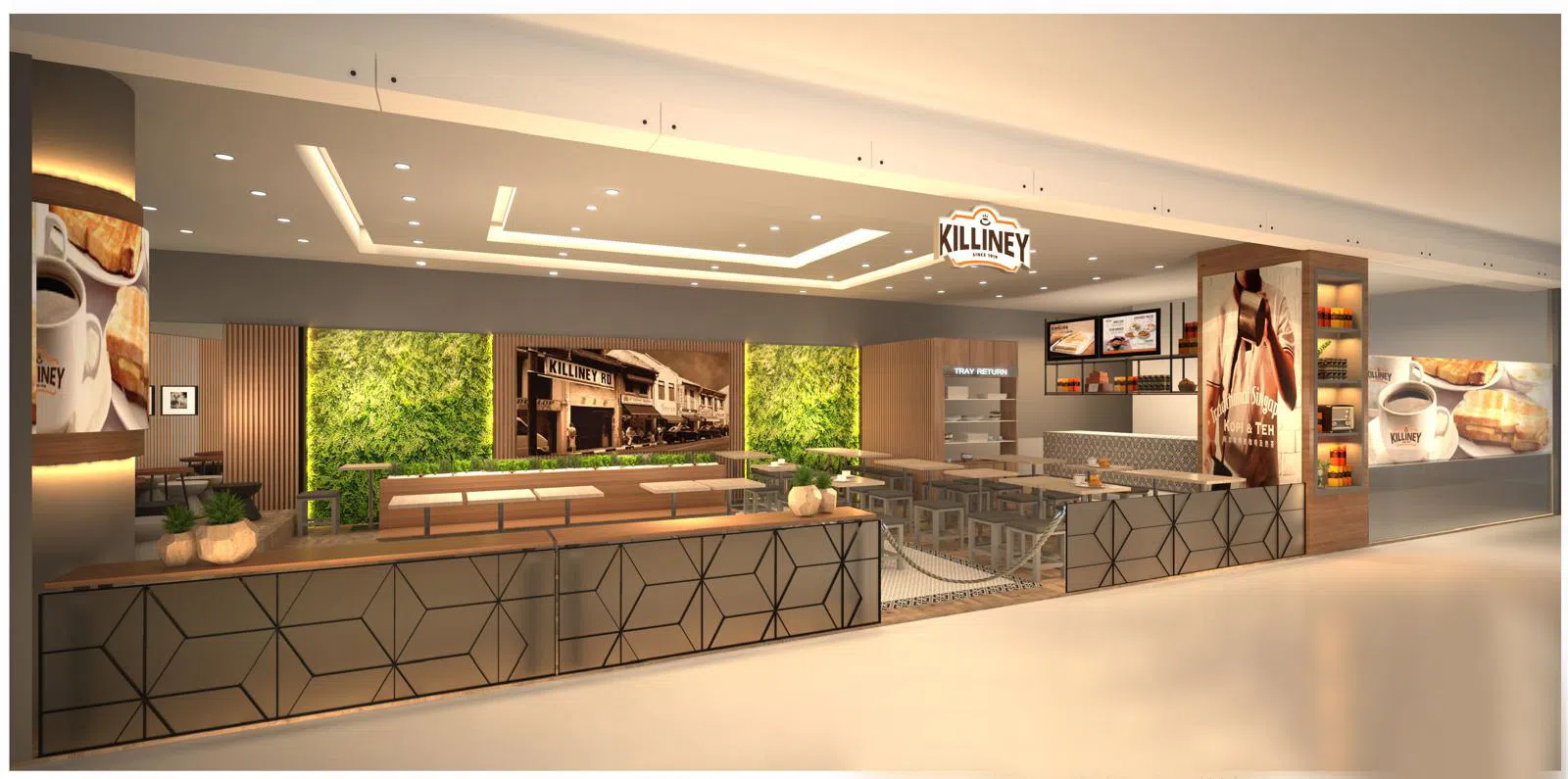 公司目前已与基里尼咖啡店（Killiney Kopitiam）合作，在三个地点联营咖啡店。（受访者提供）