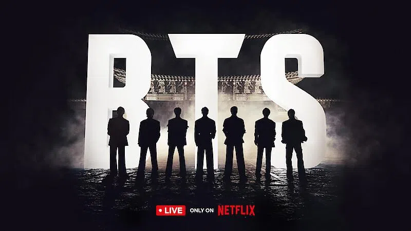 新加坡观众3月21日可通过Netflix观赏BTS的回归演出。（取自Netflix网站）