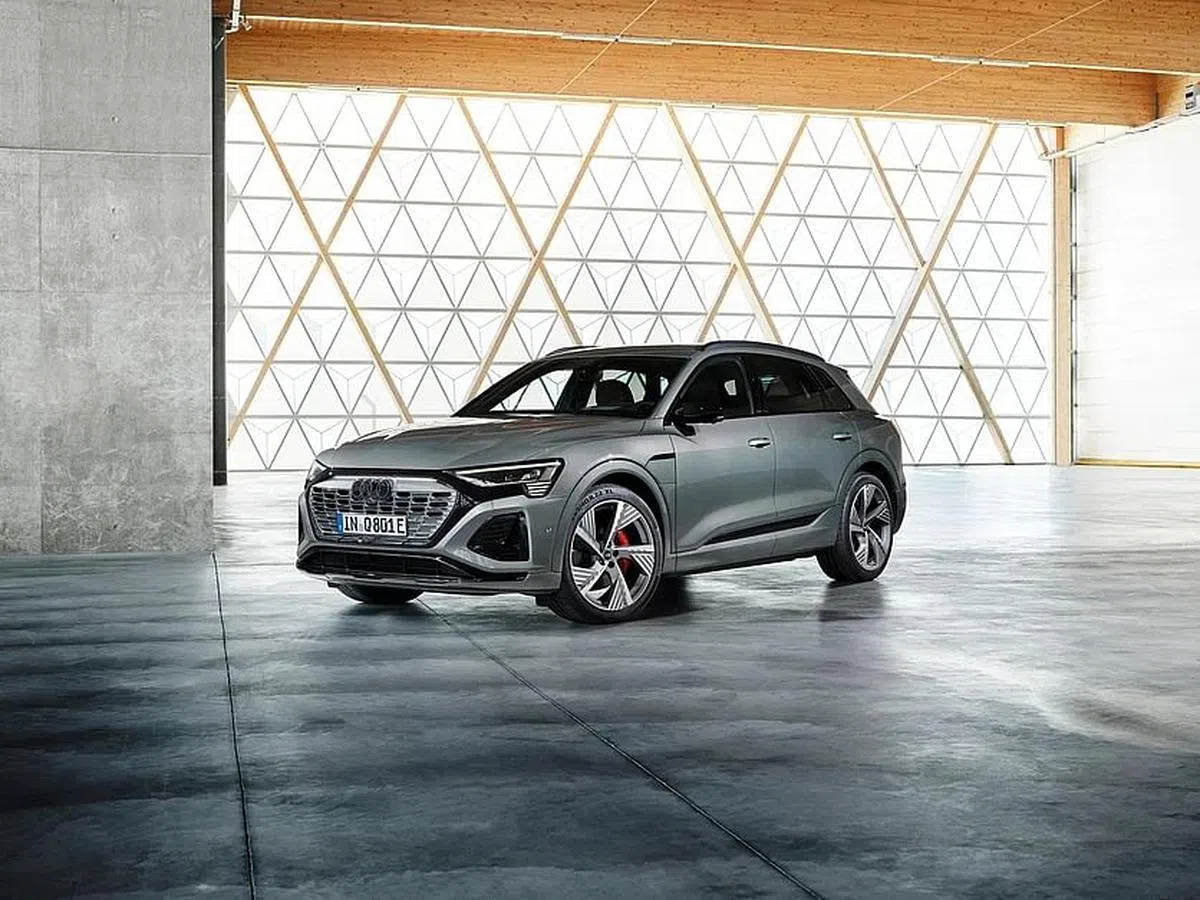Q8 e-tron 55车型在增压模式下可产生408hp的动力和664Nm的扭力。（照片由车商提供）