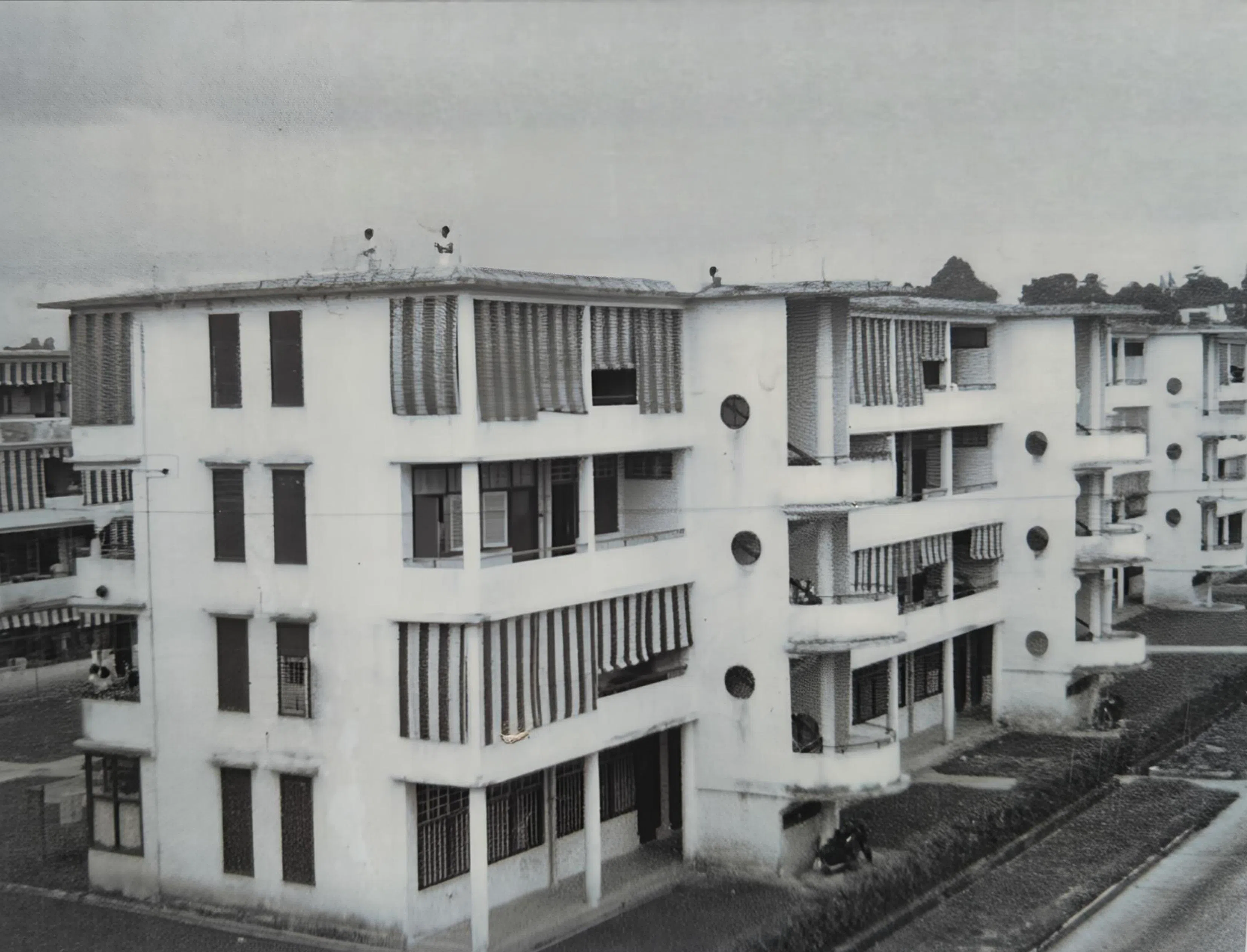 中峇鲁是新加坡首个公共住宅区，街道名称至今保留着早期华商先贤的印记。（拍摄自中峇鲁历史走道展示板）
