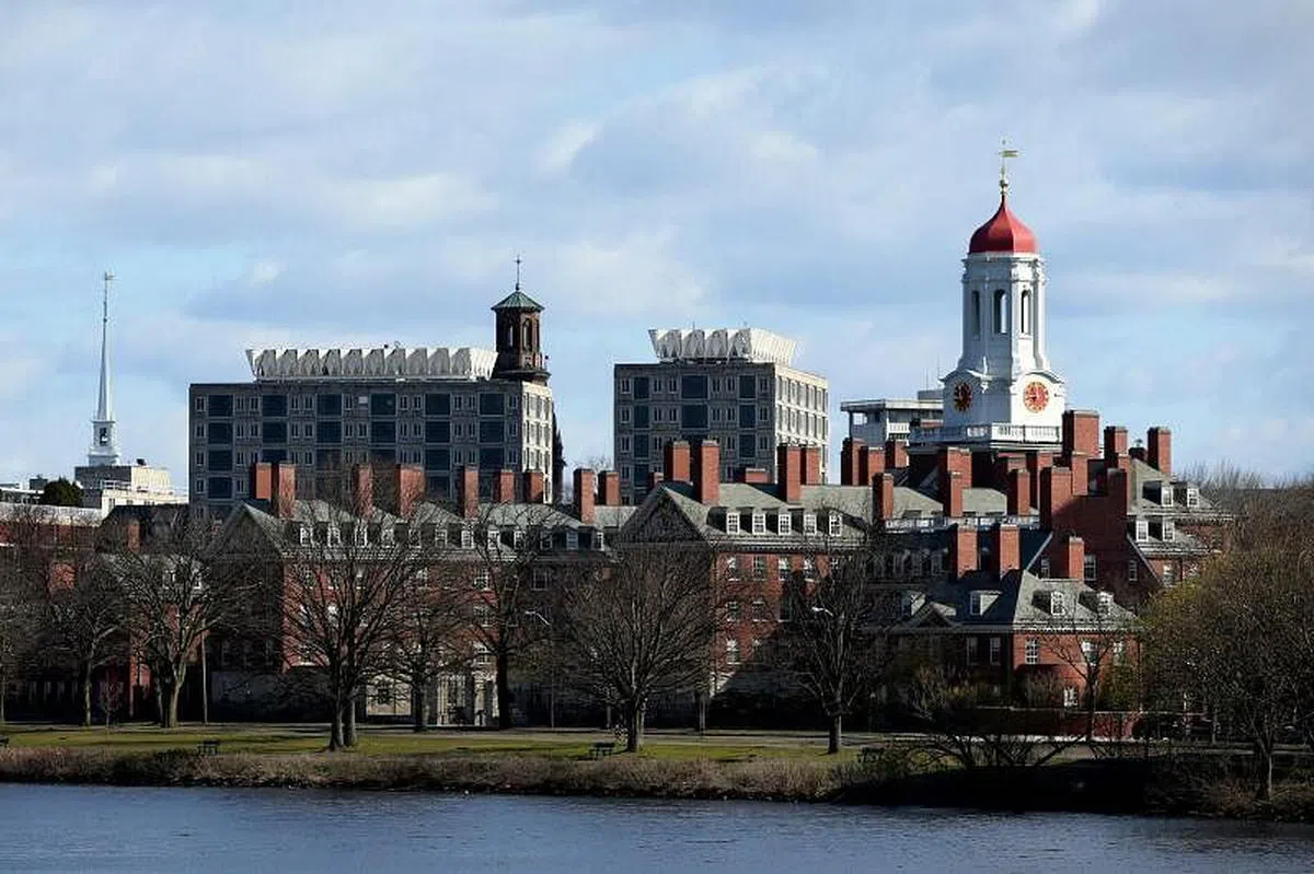 位于波士顿西部的哈佛大学。（法新社）