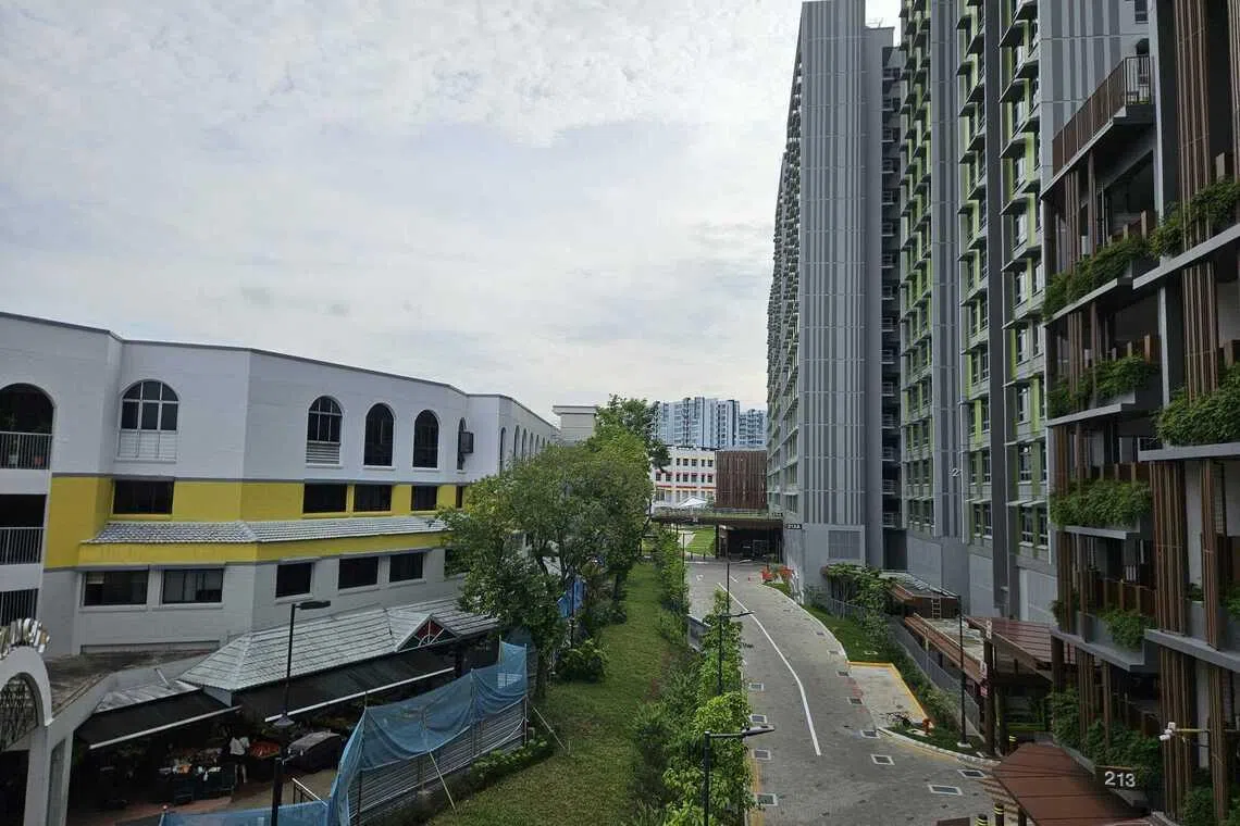 靠近高文地铁站的一间双层组屋店屋寻找买家，售价530万元。（高明地产提供）