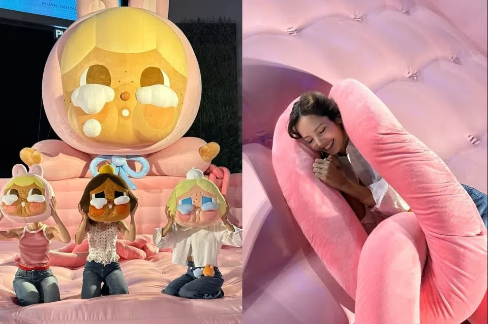 Blackpink成员Lisa现身Crybaby泰国展，并在IG发文分享。（互联网）