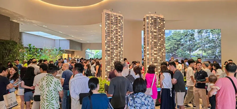 超过7000人前往瑞河豪苑的预览参观示范单位。（国浩房地产提供）