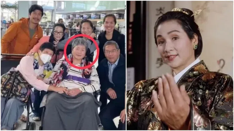 近年也流出郑佩佩在机场坐轮椅照片。（互联网）