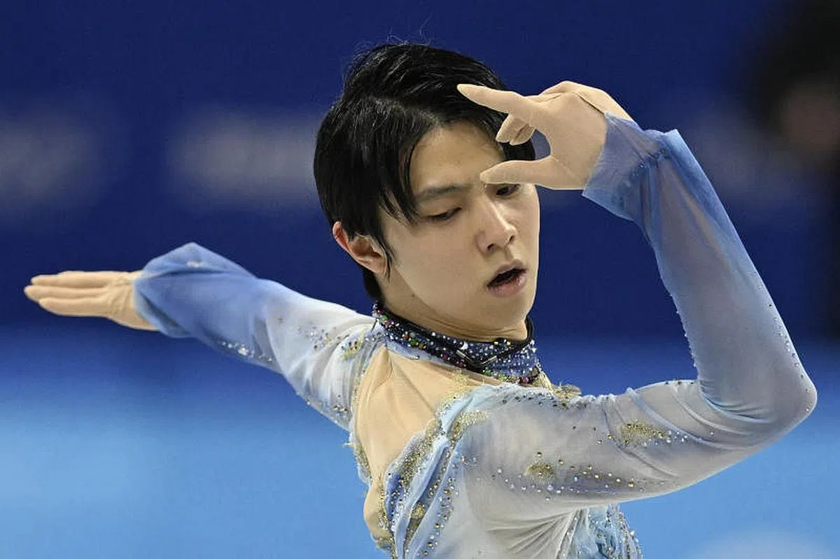 羽生结弦不仅颜值高，花样滑雪的技术也极为精湛。多年来斩获各项国际大奖。（法新社）