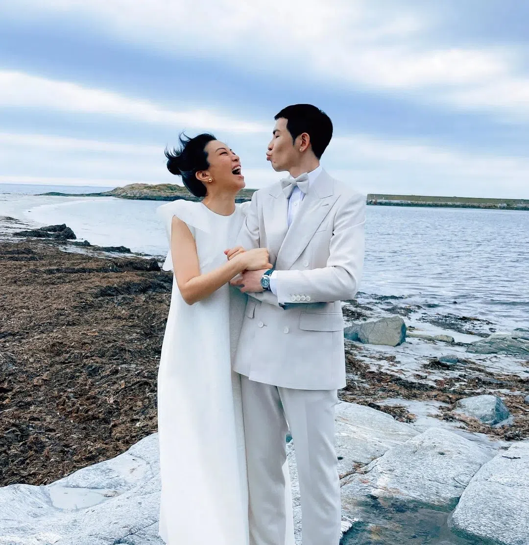 林有慧和萧敬腾2023年结婚。（取自萧敬腾IG）