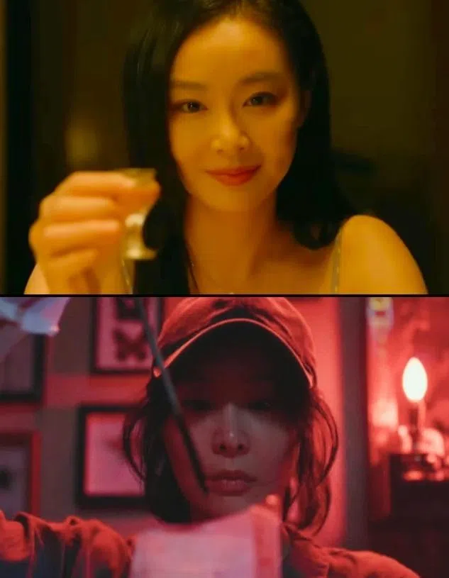 高叶饰演的角色利用美色诱惑杀害男友的凶手，展开复仇，结果沦为通缉犯。（互联网）