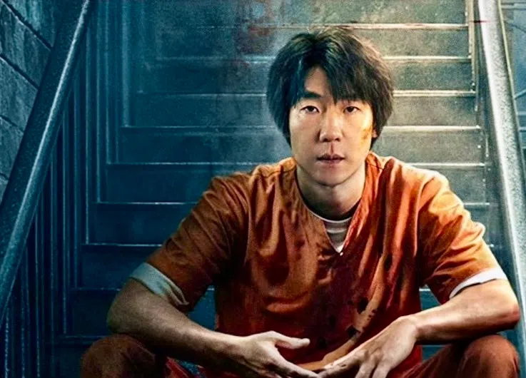 吴晓亮在《黑道监狱》中饰演凌东国刑警廉明。（取自剧集微博）