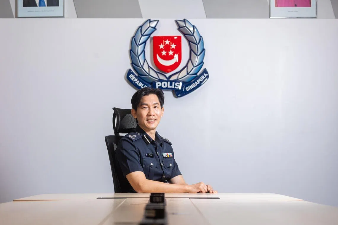 郑可晖指出，在筹备大型活动时，前期规划往往比现场部署更为耗时。（吴先邦摄）