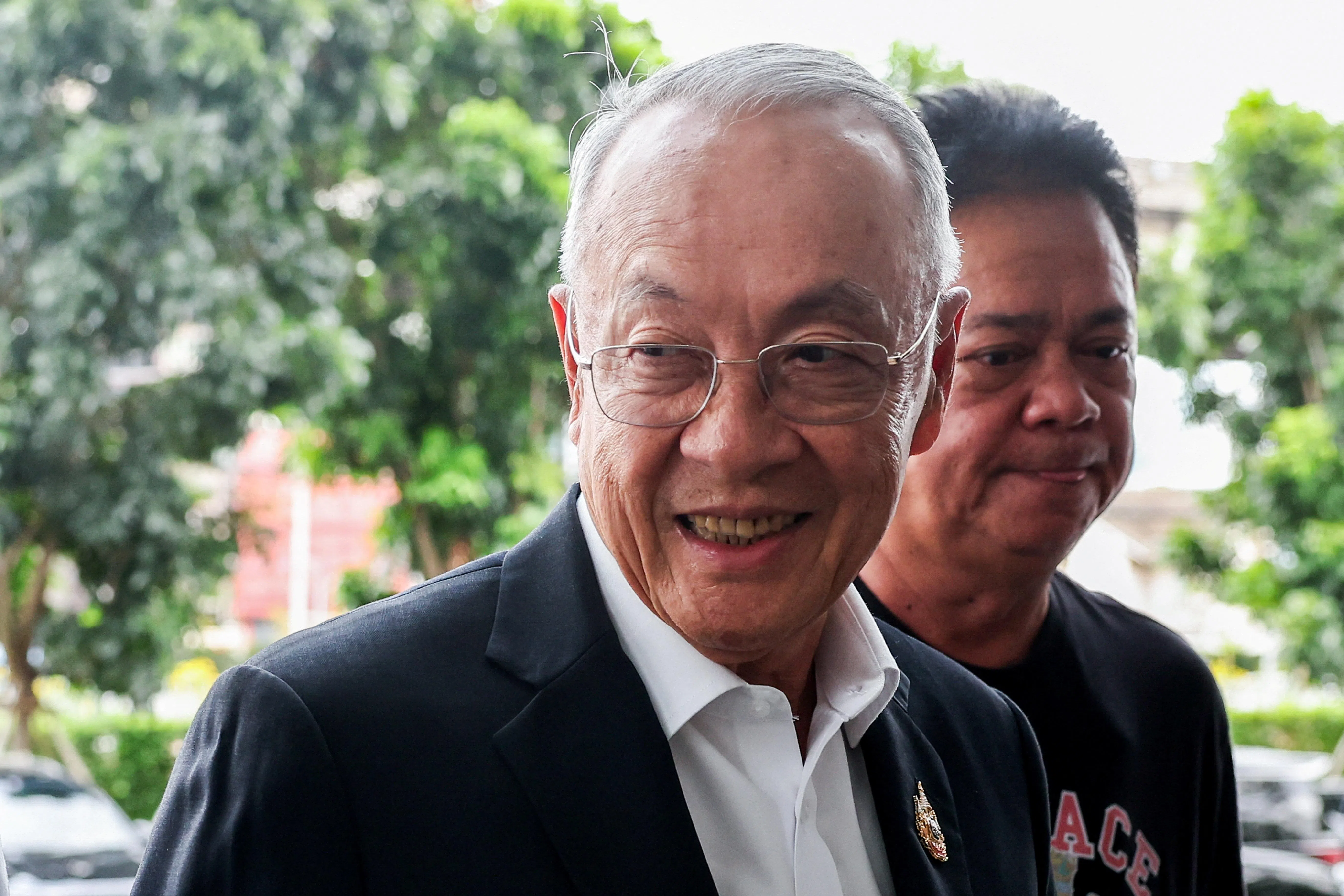 泰国前司法部长猜甲森是为泰党提名的首相候选人。（路透社）