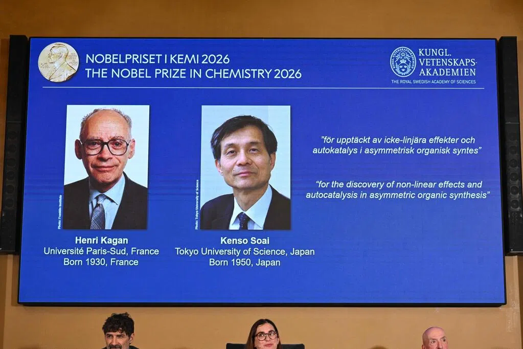 法国和日本化学家荣获2026年诺贝尔化学奖