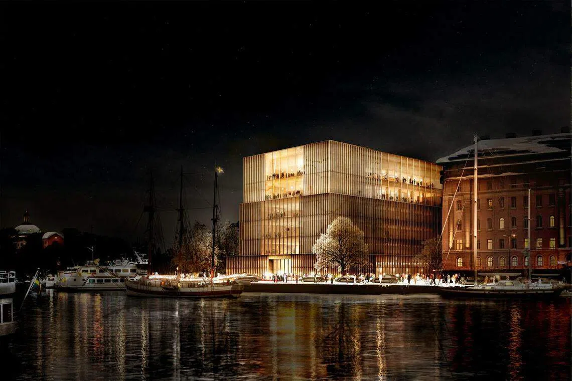 诺贝尔中心概念图。（David Chipperfield Architects）