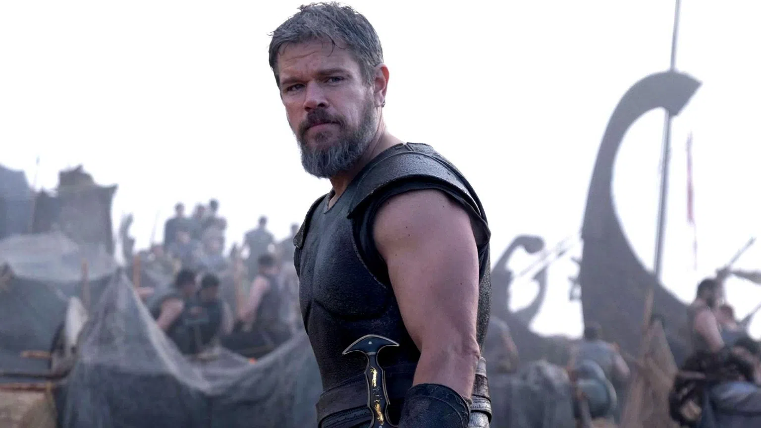 Matt Damon在《奥德赛》饰演伊萨卡（Ithaca）的国王奥德修斯（Odysseus）。（互联网）
