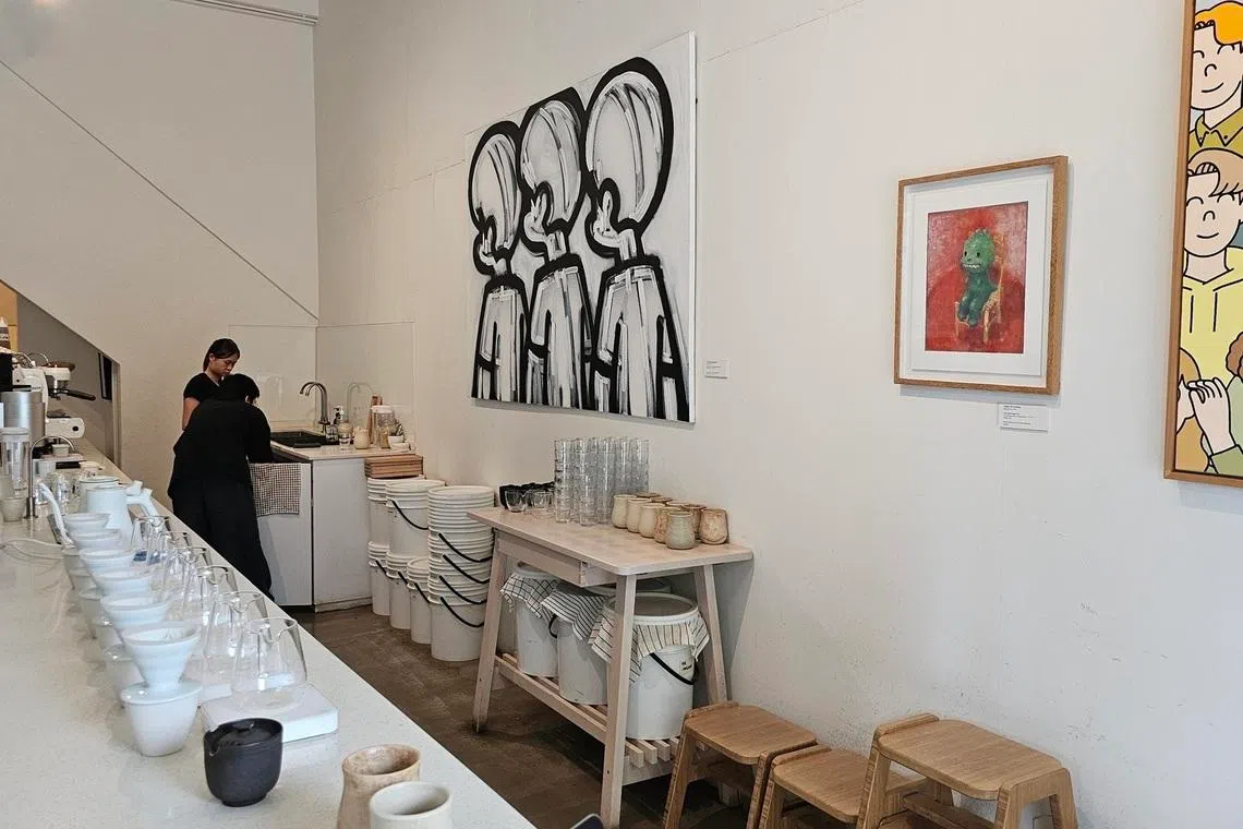 Apartment Coffee咖啡馆设计简约雅致。（黄亿敏摄）