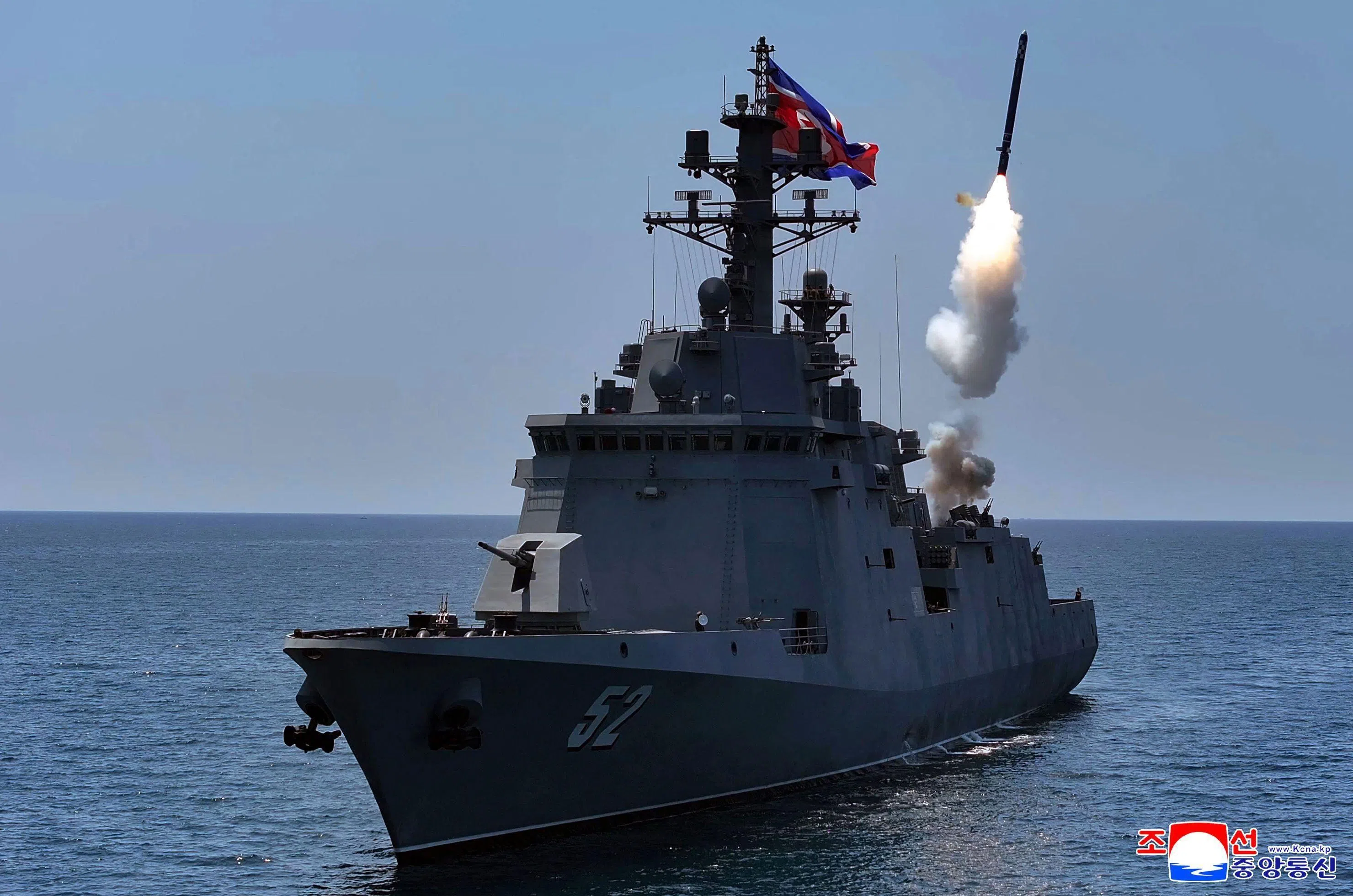 韩国媒体猜测，姜健号最快可于今年9月朝鲜建政纪念日前后正式服役。（法新社）