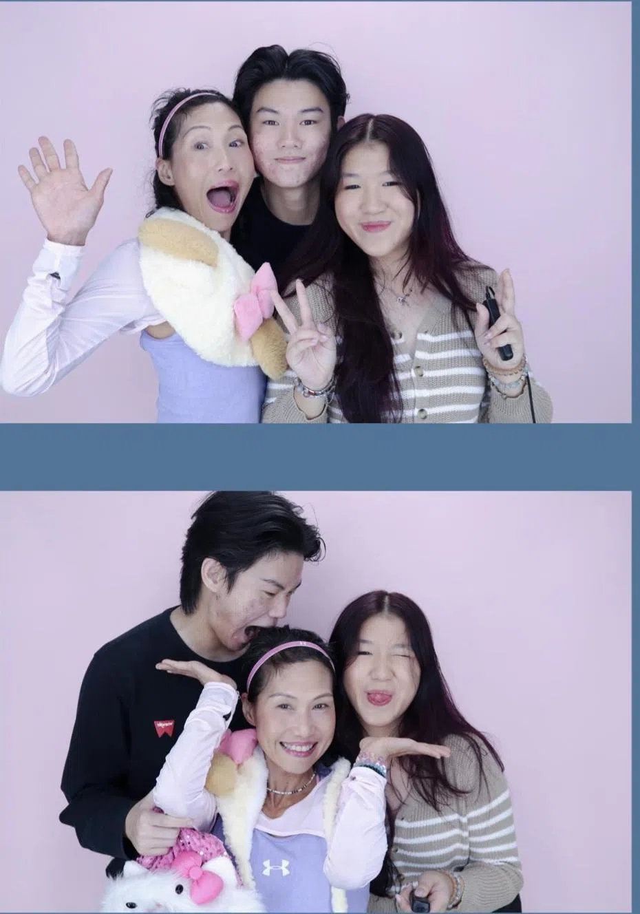 许柳芳说，她和孩子就像朋友，很少说教，只有互相学习。（受访者提供）