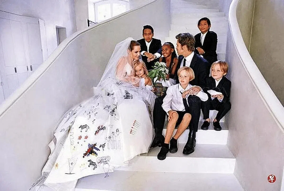 Angelina Jolie和Brad Pitt在2012年结婚，但已于2016年离婚。（图/互联网）