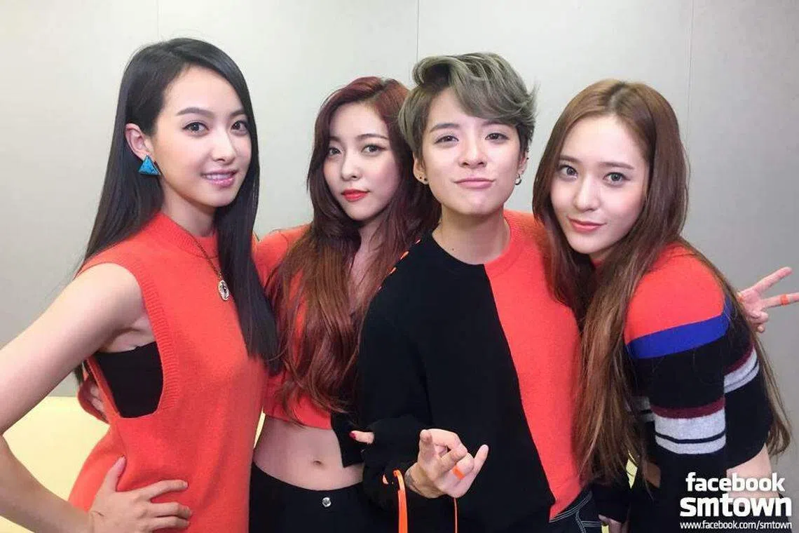 f(x)最后一张专辑是2015年的《4 Walls》。（取自SMTown脸书）
