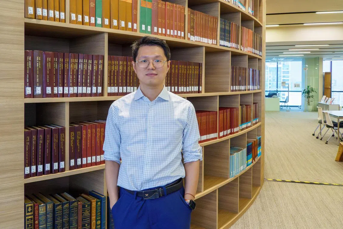 南洋理工大学李光前医学院助理教授申小涛受访时说，人体免疫功能、红细胞功能的变化都和老龄慢性疾病，如心血管疾病、糖尿病以及肾功能衰退等密切相关。（南洋理工大学李光前医学院提供）