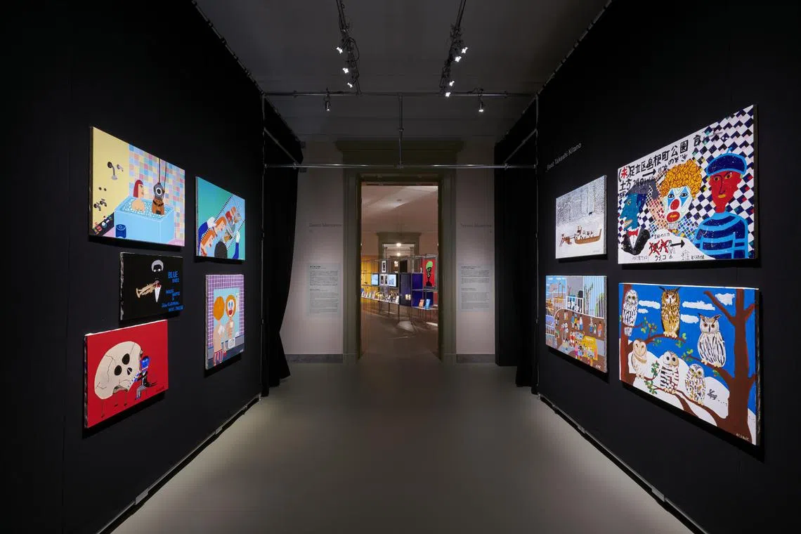 卡地亚当代艺术基金会在表庆馆左翼同步展出15位具有代表性的日本当代艺术家的作品，展示基金会过去半个世纪在多个领域与艺术家建立的紧密联系。（卡地亚提供）