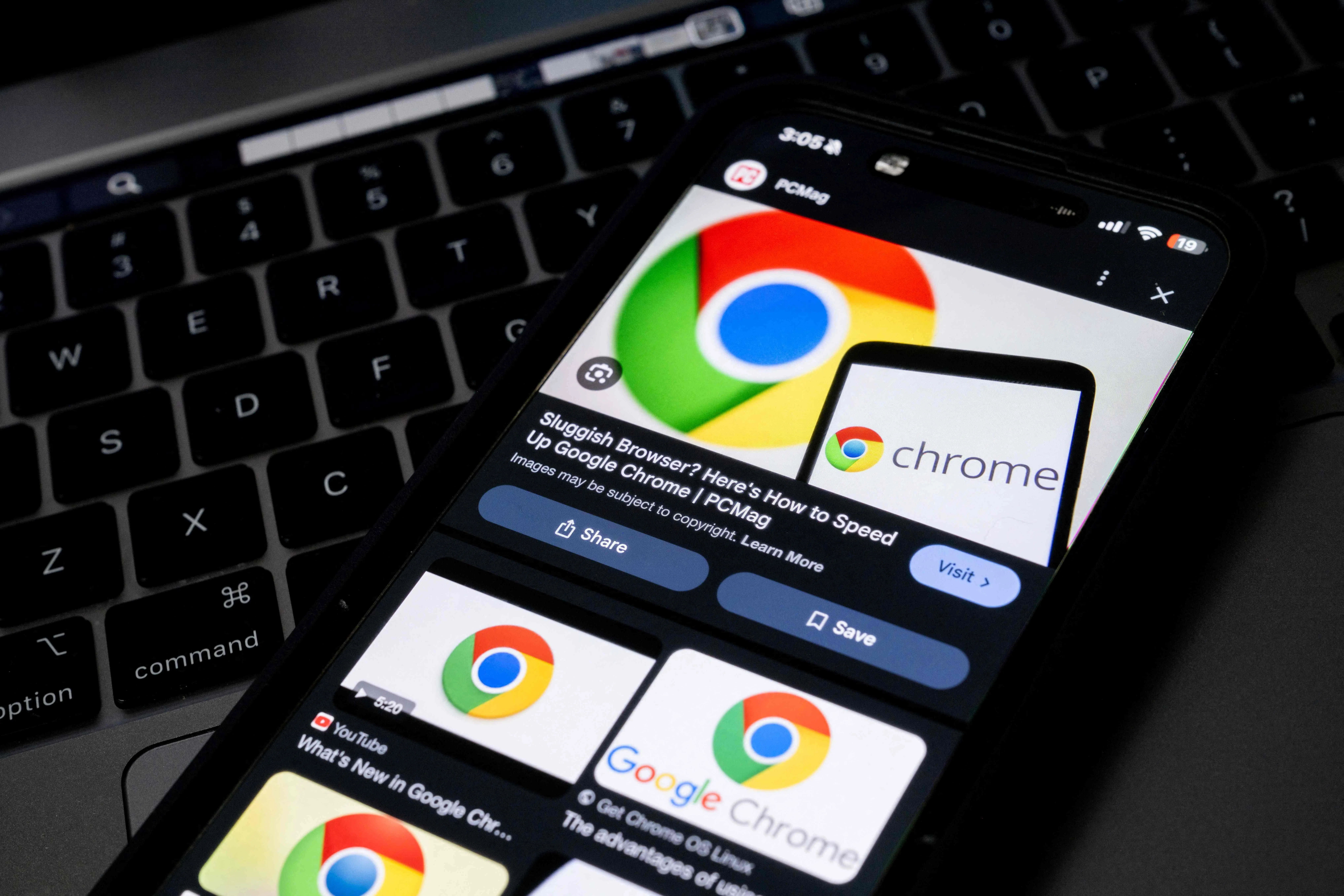 在9月初，美国一名法官裁决Alphabet旗下的谷歌无需出售它的Chrome浏览器，大幅提振了Alphabet的股价。（法新社）