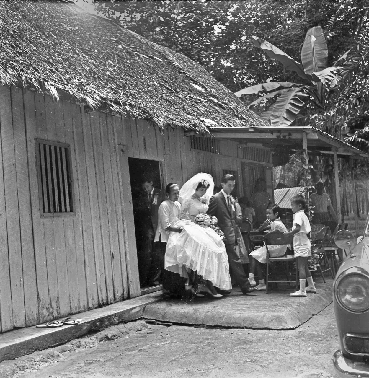 符诗云1960年代摄影作品《甘榜婚礼》。（The Culture Story提供）