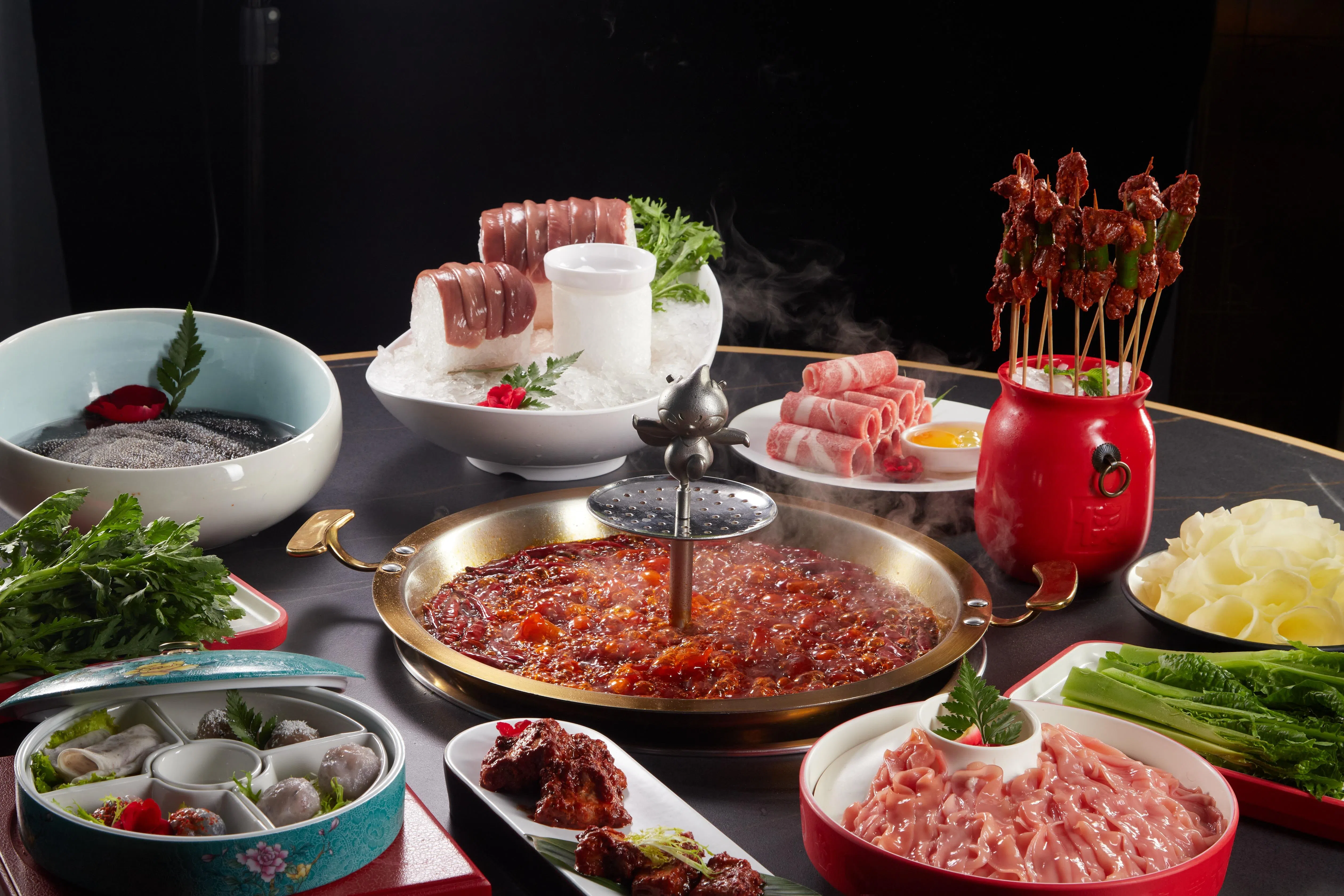 来自成都的火锅品牌蜀大侠，主打地道四川火锅的经典风味。（餐馆提供）