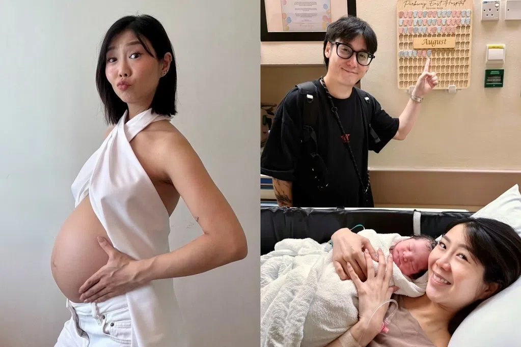 爱儿提早来“报到”！郑可心产前数小时“边阵痛边拍照”