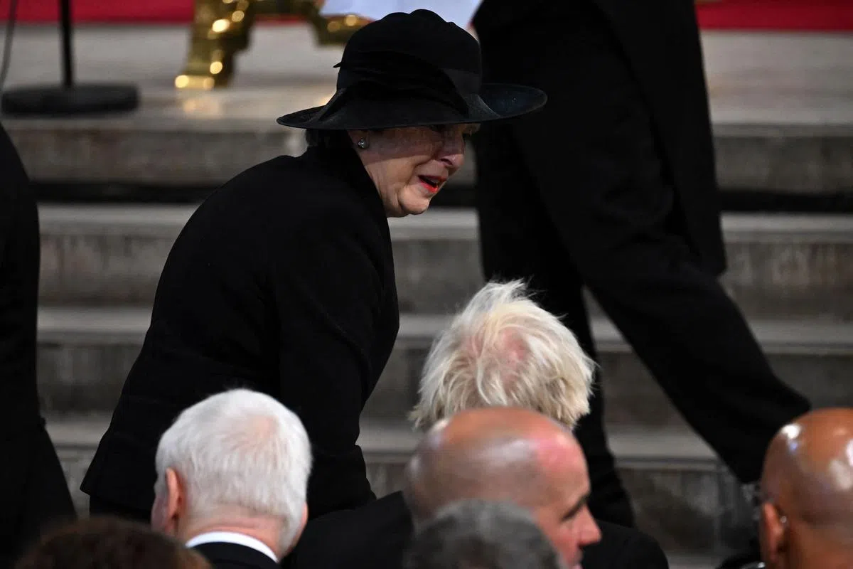 特雷莎·梅（Theresa May，2016-2019）。（法新社） 