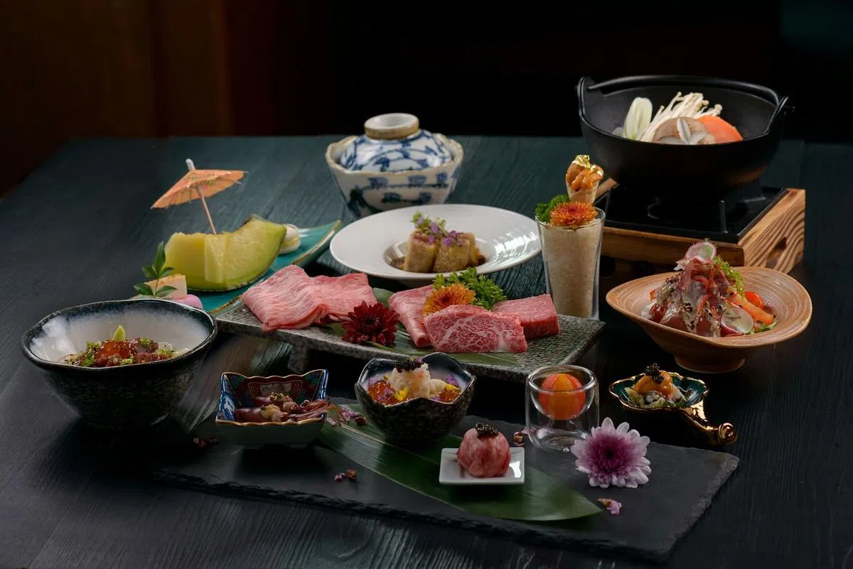 The Gyu Bar和牛套餐，一次过可品尝日本不同地区的和牛。