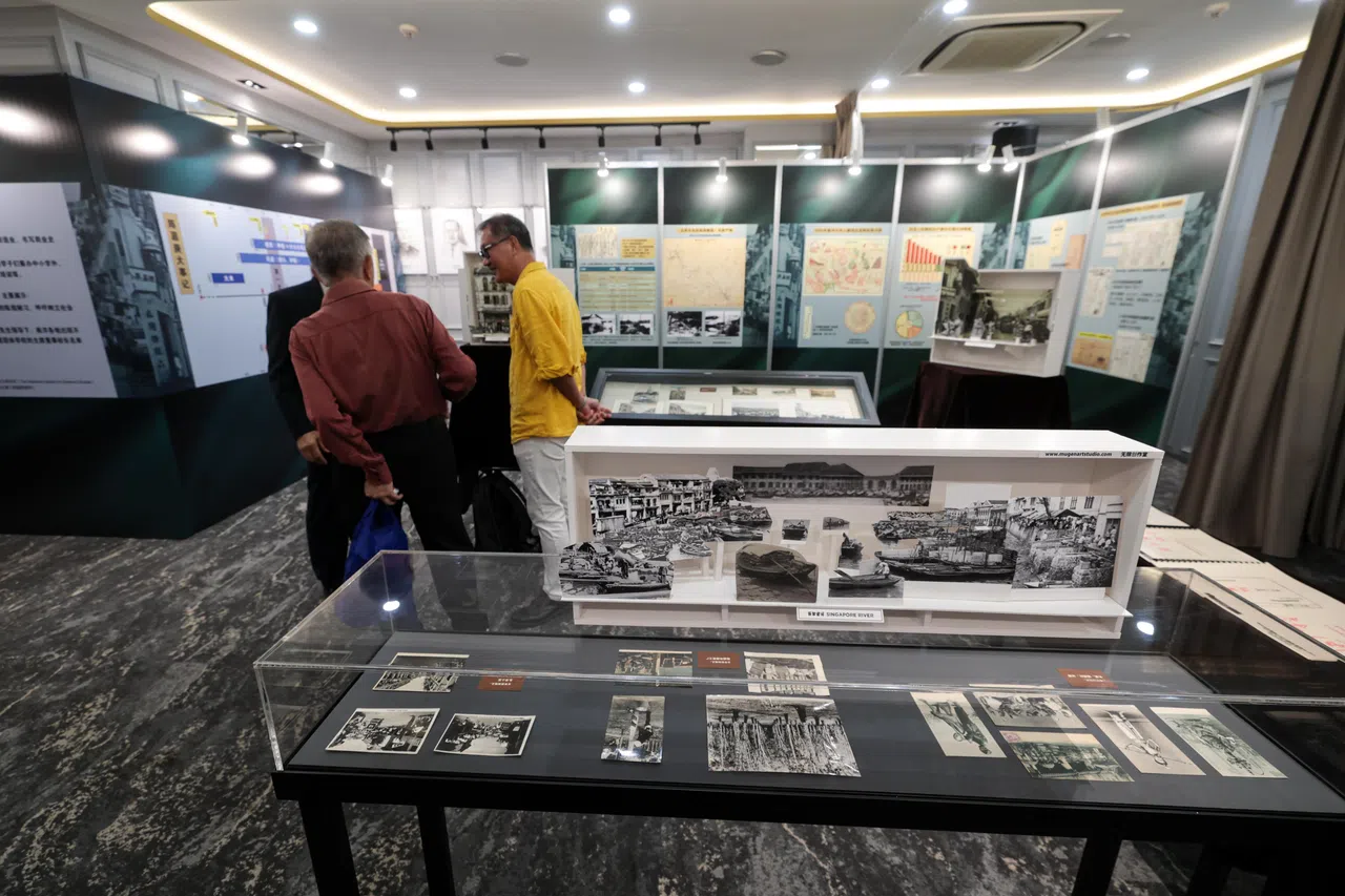 陈嘉庚诞辰150周年纪念展从即日起至10⽉30⽇，每日上午10时至下午5时，免费开放给公众参观，地点在武吉巴梳路怡和轩俱乐部。（张俊杰摄）