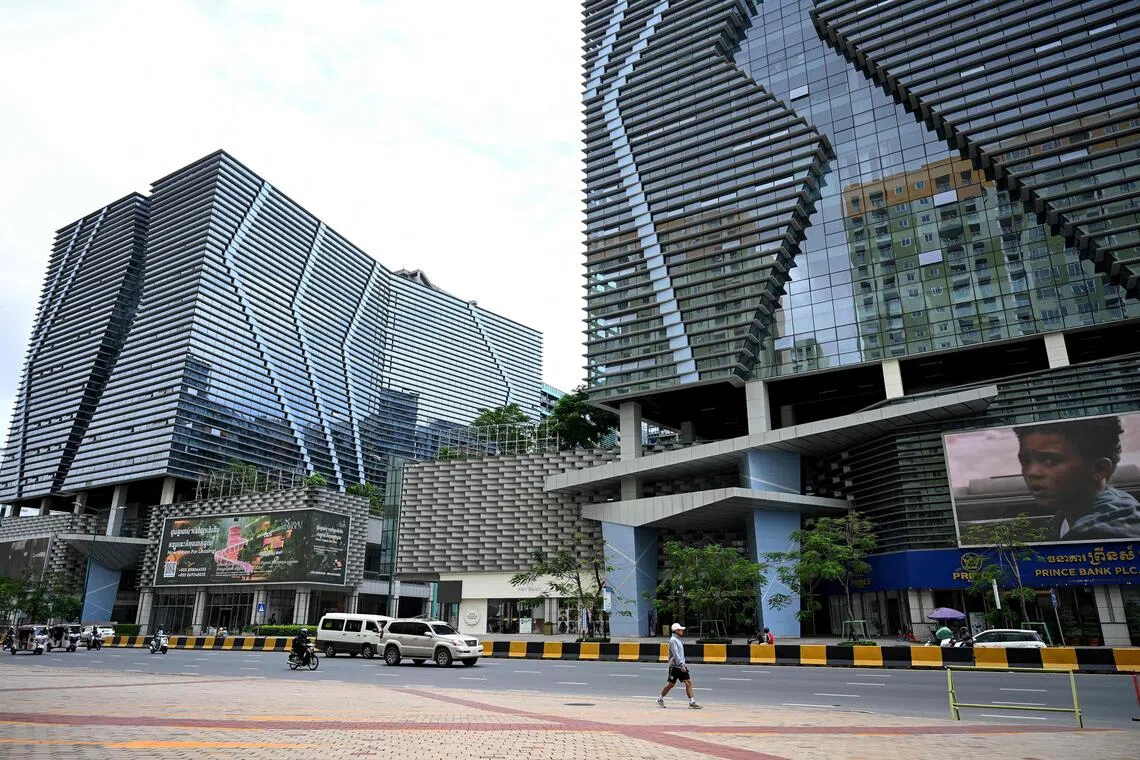 根据美联社报道，柬埔寨内政部发言人杜索哈克（Touch Sokhak）说，太子集团已满足在柬埔寨开展业务的所有法律要求，在待遇上与其他在柬投资的大型公司没有分别。图为太子集团在柬埔寨的房地产项目。（法新社）