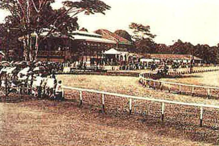 新加坡第一个马场在花拉公园，跑马埔路（Race Course Road，俗称旧跑马埔）因此而得名。（档案照片）