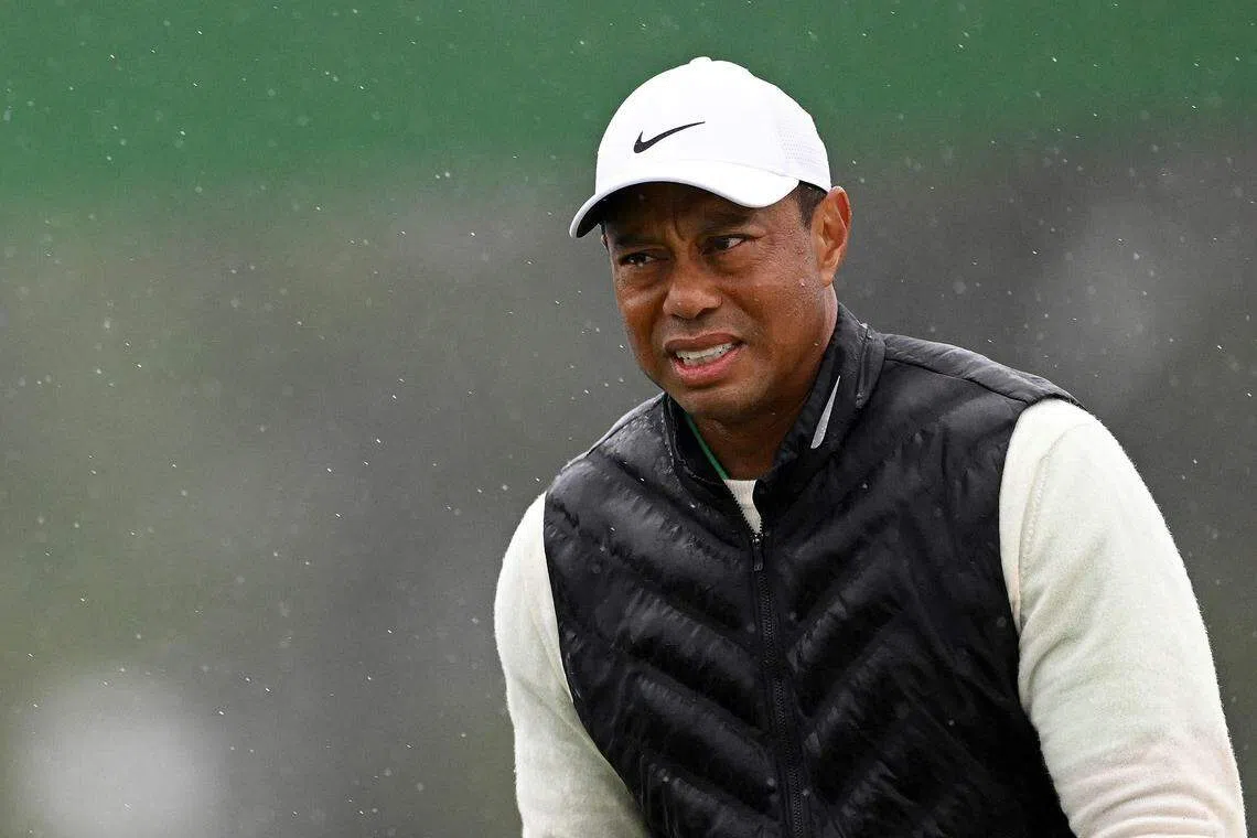 伍兹去年拒绝了LIV的天价报价，留守PGA。（法新社）