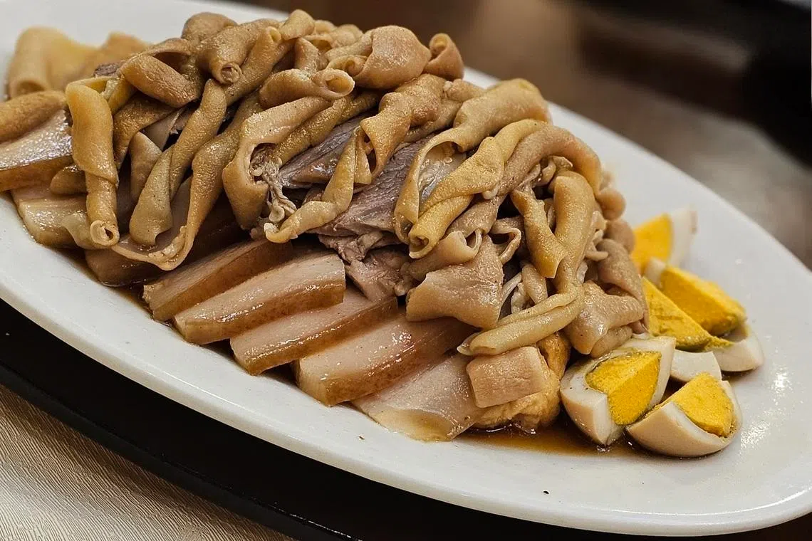 乐口福酒家的潮州卤水拼盘，有内敛的古早味。（黄亿敏摄）