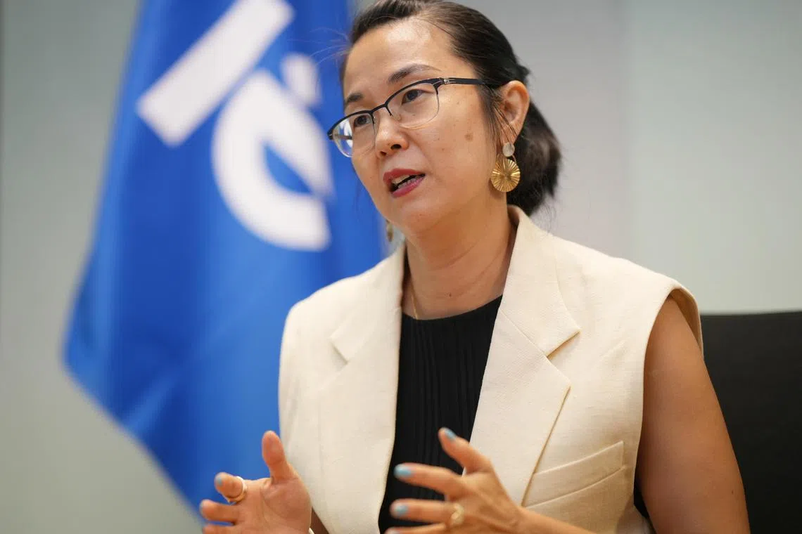 对于东南亚国家能否如期实现净零排放目标，陈思恩语气坚定地说：“我保持乐观。”（谢智扬摄）