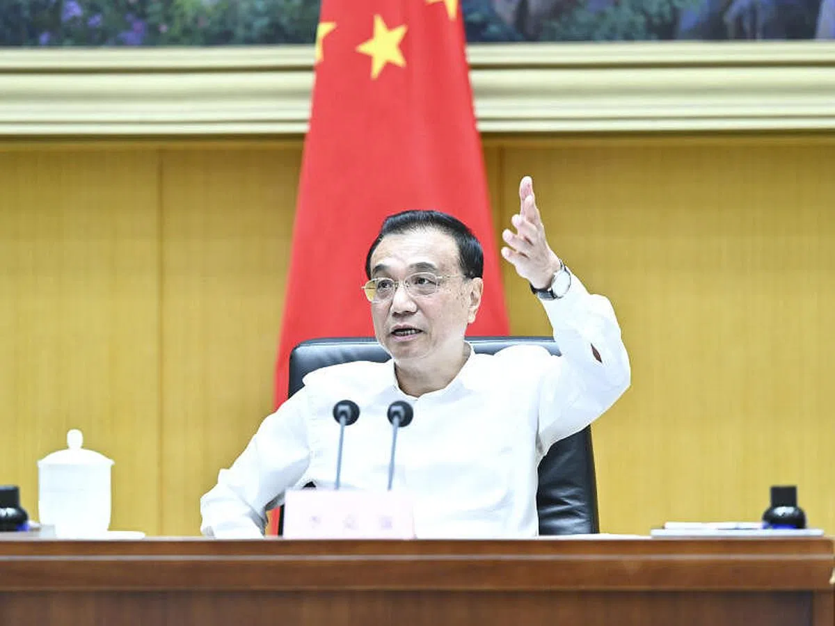 5月25日，国务院召开全国稳住经济大盘电视电话会议。中共中央政治局常委、国务院总理李克强作重要讲话。（新华社）
