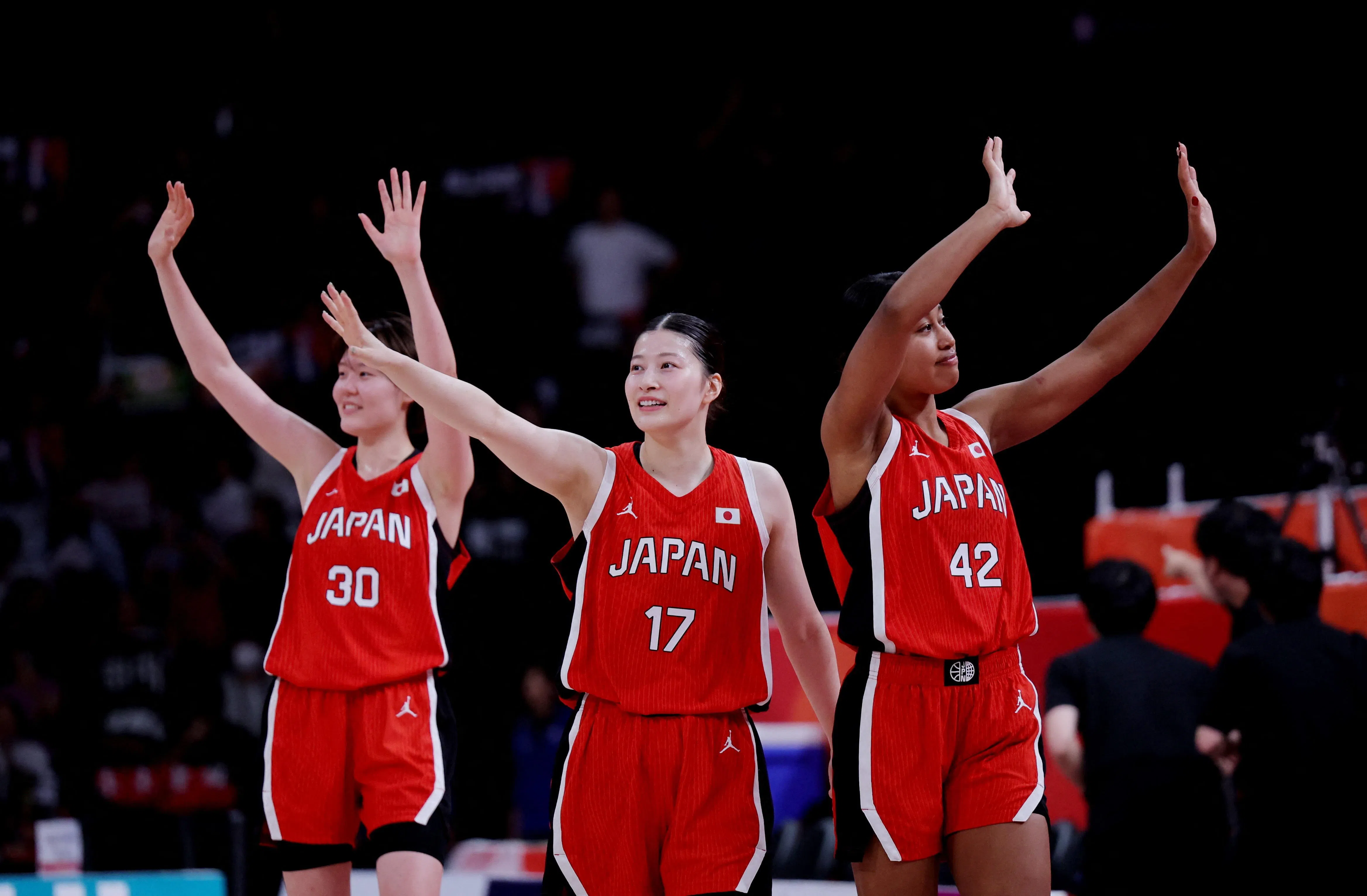 日本女篮（图）连续两届闯进亚运会决赛，将与战胜中国的韩国争冠，剑指时隔28年再次登顶。（路透社）