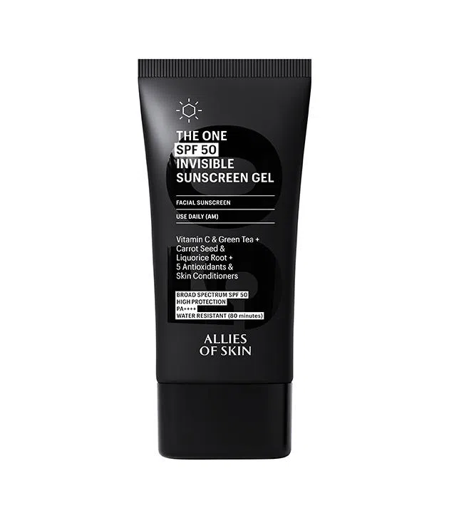 ALLIES OF SKIN The One SPF50 Invisible Sunscreen Gel 防晒霜（ALLIES OF SKIN提供）