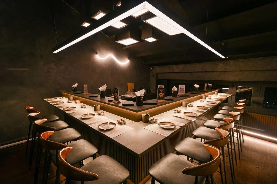 驳船码头附近的Toku Nori新店在一楼，座位较多。（餐馆提供）