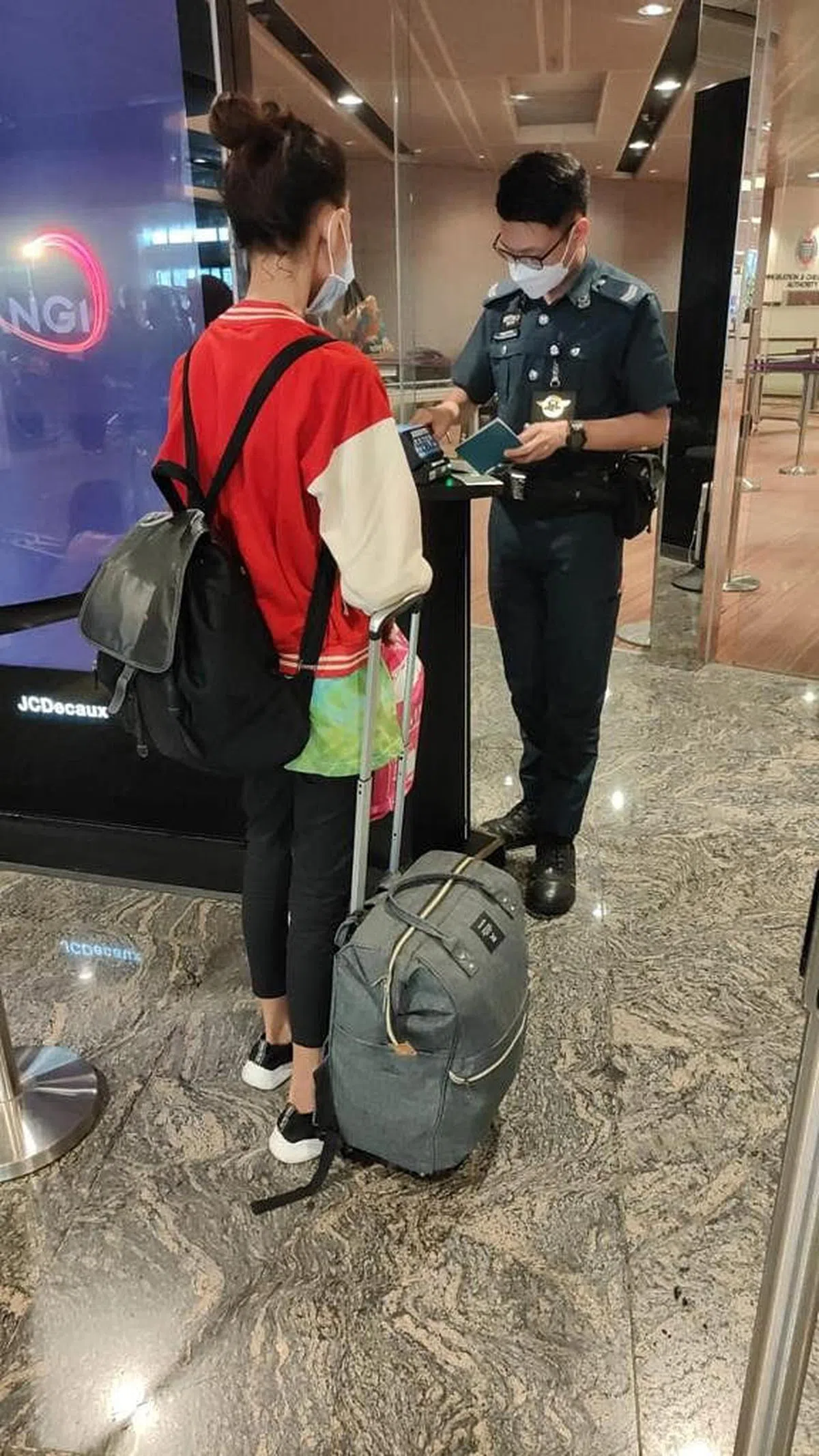 女佣米敏已被遣送回国。（受访者提供）